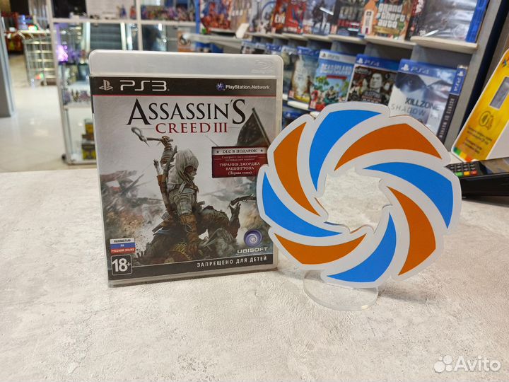 Assassin's Creed III PS3, русская версия б\у