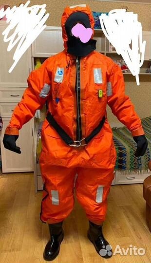 Комбинезон поплавок, гидрокостюм, спасательный