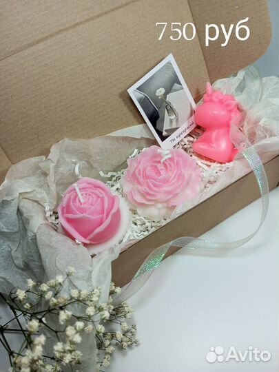 Подарок на 8 марта. Букет из свечей