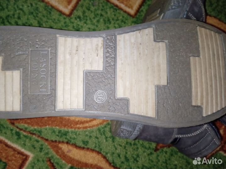 Полуботинки подростковые осень 36 размер