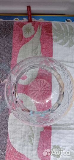 Хрустальная ваза шар