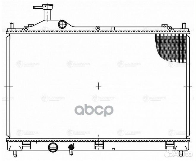 Радиатор mitsubishi outlander (12) luzarlrc11