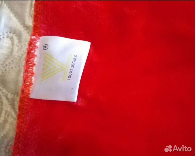 Плед детский плюшевый