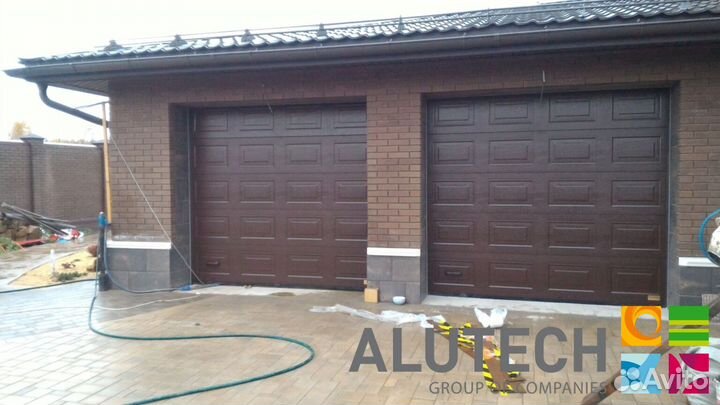 Секционные ворота alutech