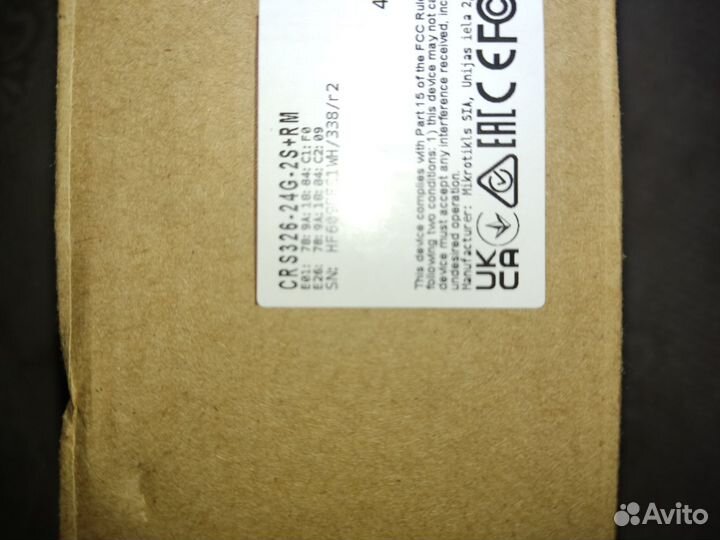 Microtik CRS326-24G-2S+R M