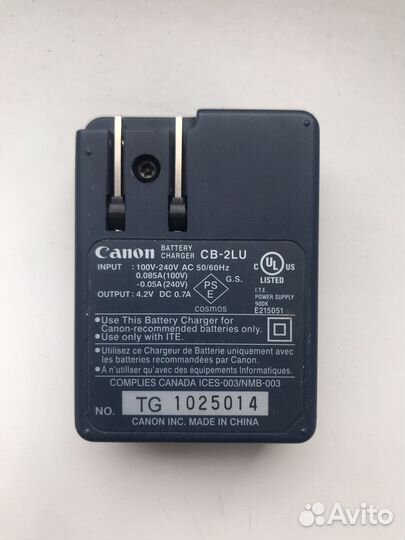 Зарядное Canon CB-2LU