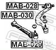 Сайленблок задний прямого рычага MAB-030 Febest