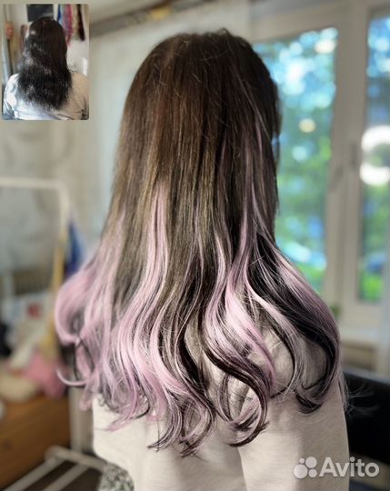 Афронаращивание волос / наращивание волос