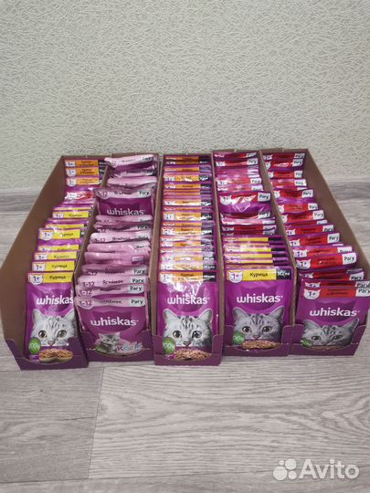 Корм для кошек/котов/котят Whiskas