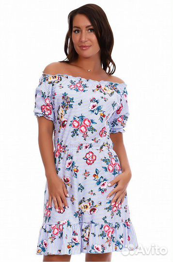 Новое платье летнее хлопок 42-44 xs-s