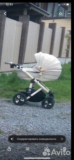 Коляска bebe mobile toscana 2в1 эко кожа