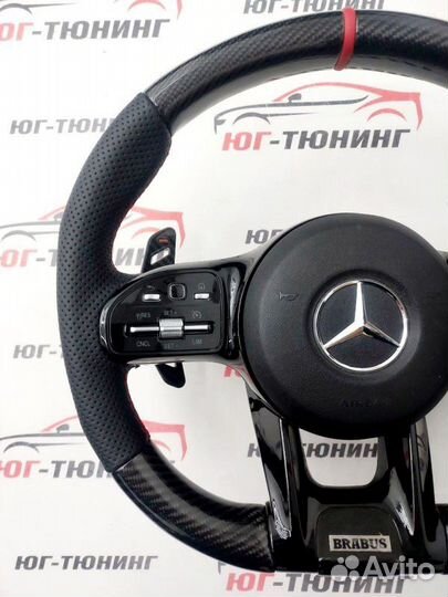 Руль Brabus карбон с подушкой безопасности