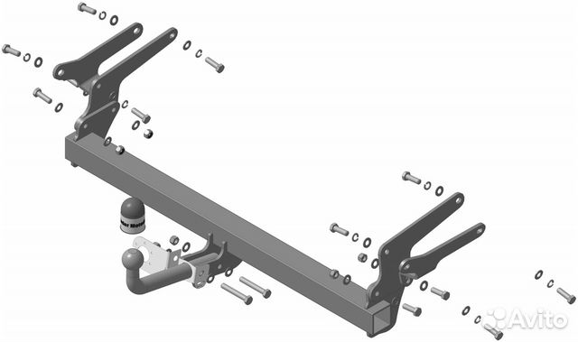 Фаркоп на Toyota RAV4 2019