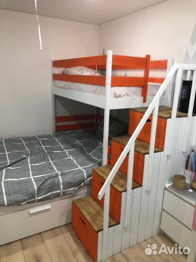 Двухъярусная кровать бу