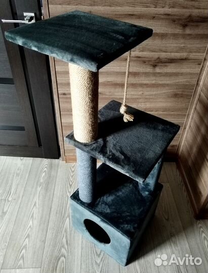 Когтеточка домик для кошки бу