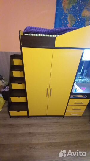 Кровать чердак