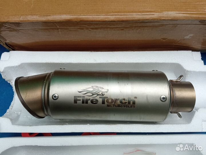 Глушитель прямоток на мотоцикл