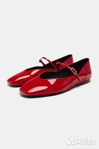 Балетки zara красные купить в Санкт-Петербурге | Личные вещи | Авито