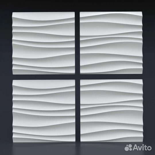 Гипсовая 3D панель 