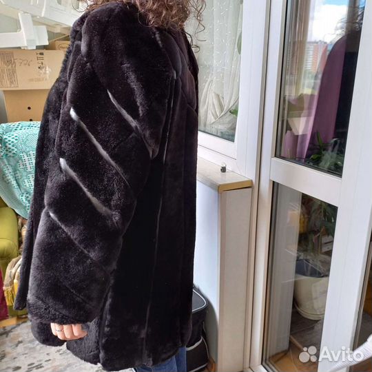 Шуба из мутона