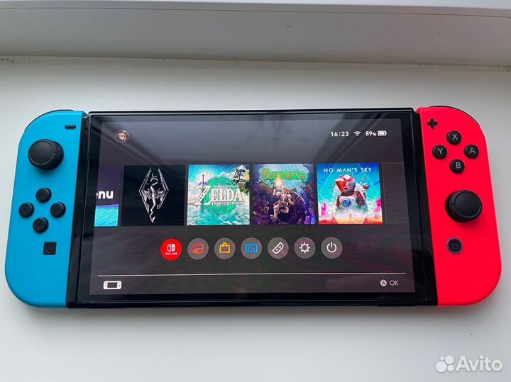 Nintendo Switch Oled прошитая Чип 256гб