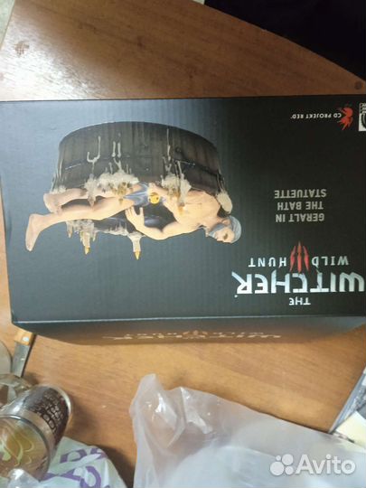 Фигурка Геральт в ванной Ведьмак 3