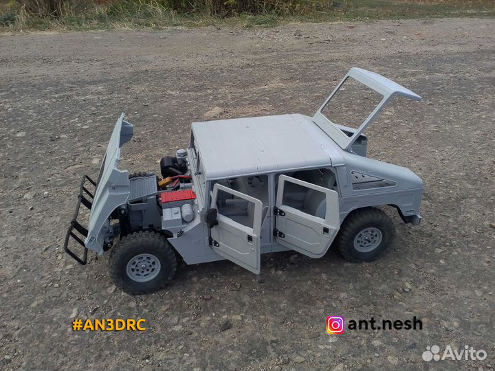 Радиоуправляемый автомобиль (файлы для 3д принтера