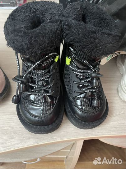 Зимние ботинки на девочку