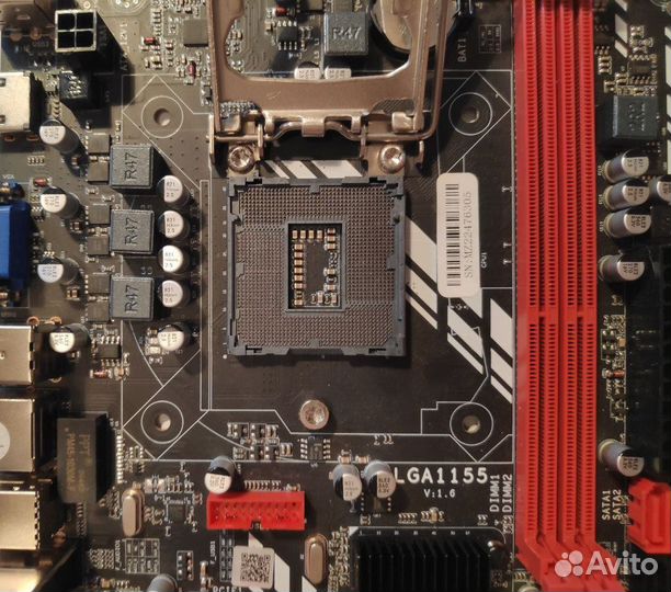 Мат. плата 1155 jingsha B75M