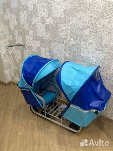 Санки коляска для двойни