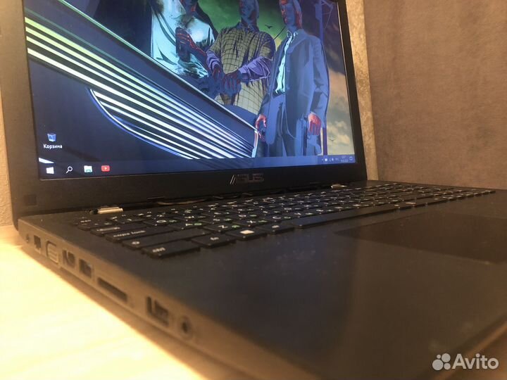 Офисный ноутбук Asus n2840/4GB/SSD120