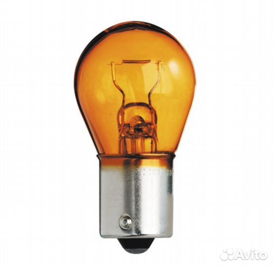 Лампа 12 В 21 Вт 1-контактная металлический цоколь