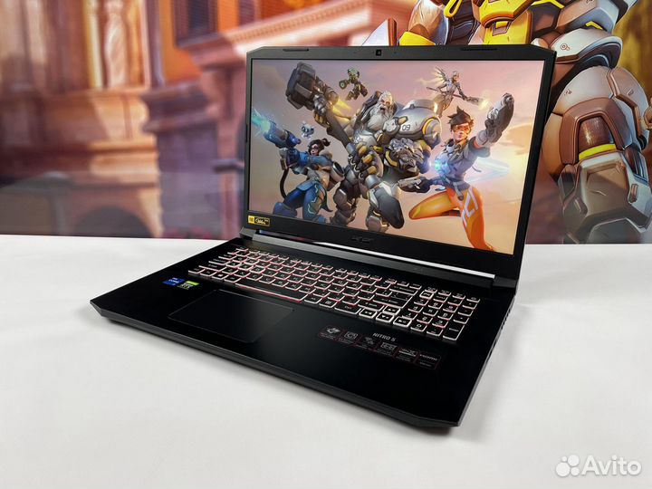 Игровой ноутбук Acer Nitro 5 17 / RTX 3060 / Ryzen