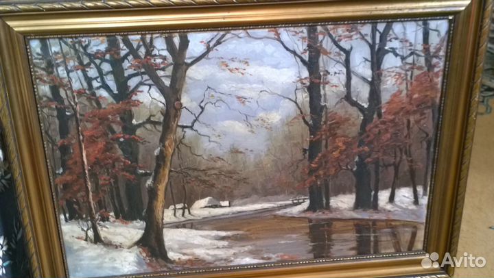 Старинная картина Sten Bille (1890-1953). Дания