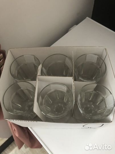 Рюмка,фужер,стакан IKEA 6шт