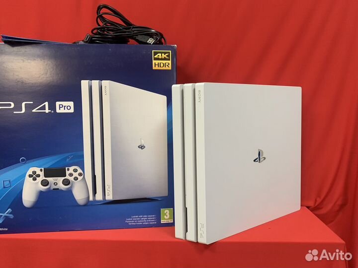 Sony playstation 4 pro белая