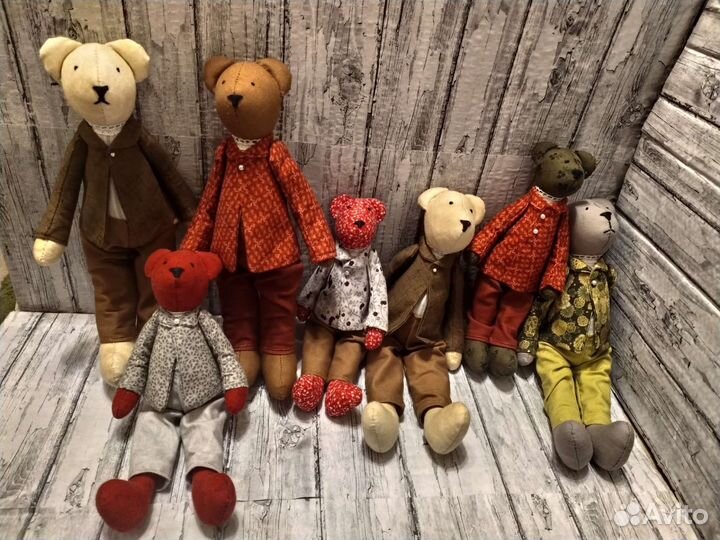 Игрушки Мишка Тильда в костюме