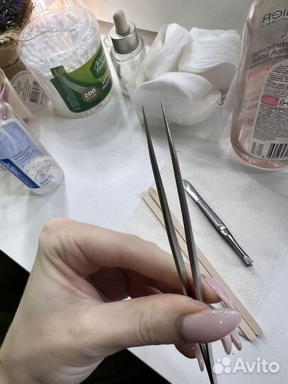 Пинцент для наращивания ресниц