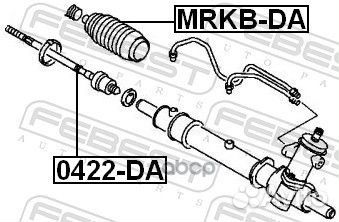 Тяга рулевая volvo S40 95-00/mitsubishi carisma