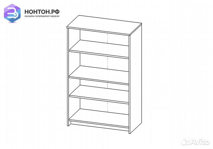 Шкаф двухдверный Сириус белый