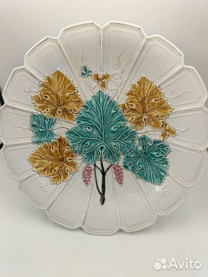 Ваза фруктовница фарфор Кузнецов конец 19 в