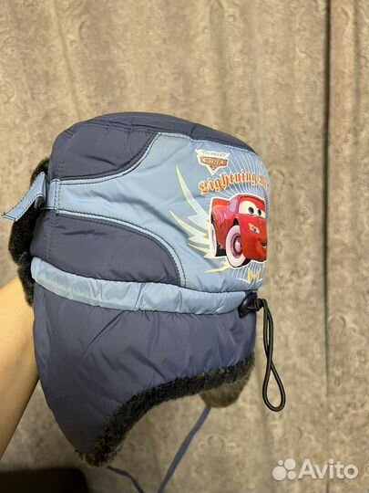 Шапка Детская на мальчика 3-5 лет, зима