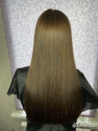 Кератиновое выпрямление волос