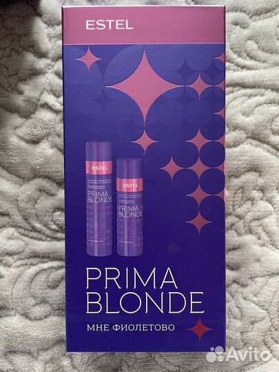 Шампунь бальзам маска Estel Prima blond