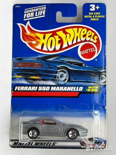 Hot Wheels Ferrari 550 Maranello (Серый)