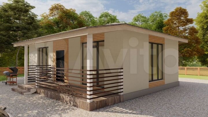 Коттедж 60 м² на участке 5,9 сот.