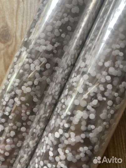 Упаковочная бумага пленка Stewo снег, новая 2шт