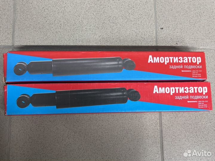 Задний амортизатор Нива chevrolet, нива 21214