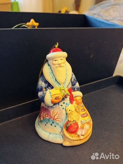 Елочные игрушки (снегурочка,дед мороз, ёлочка)