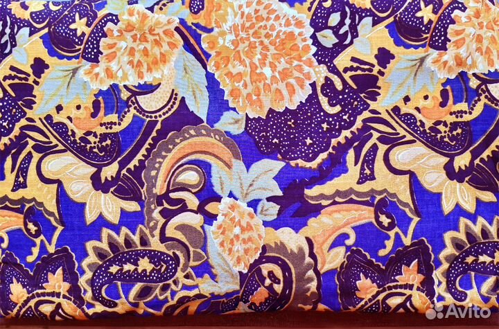 Ткань штапель, настоящ хлопок, на жару